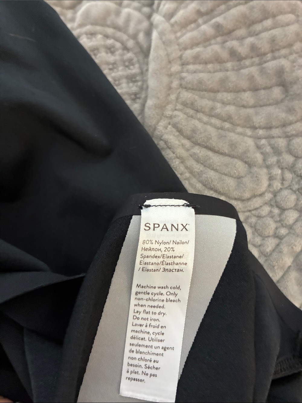 Spanx Black Full-Body Shapewear Bodysuit With Adjustable Straps - Picture 6 of 6